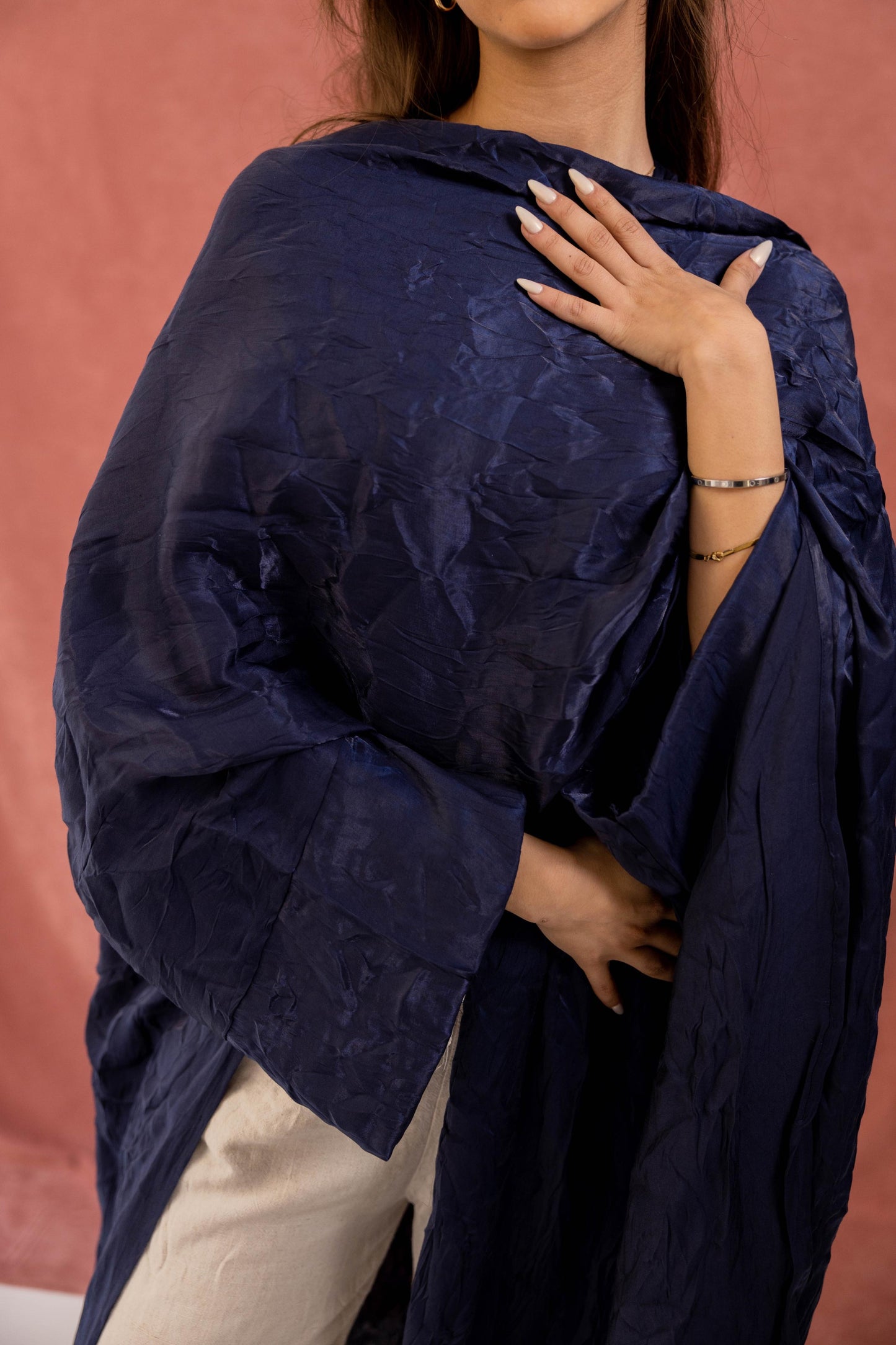 Yousr “ يُسّر “ Shwal Kaftan ROYAL BLUE