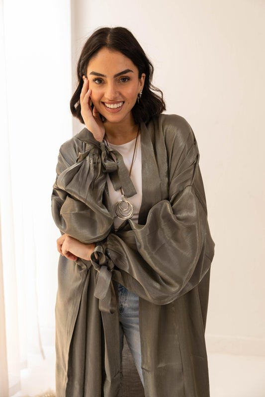 Sophia “ صوفيا “  Kimono in OLIVE