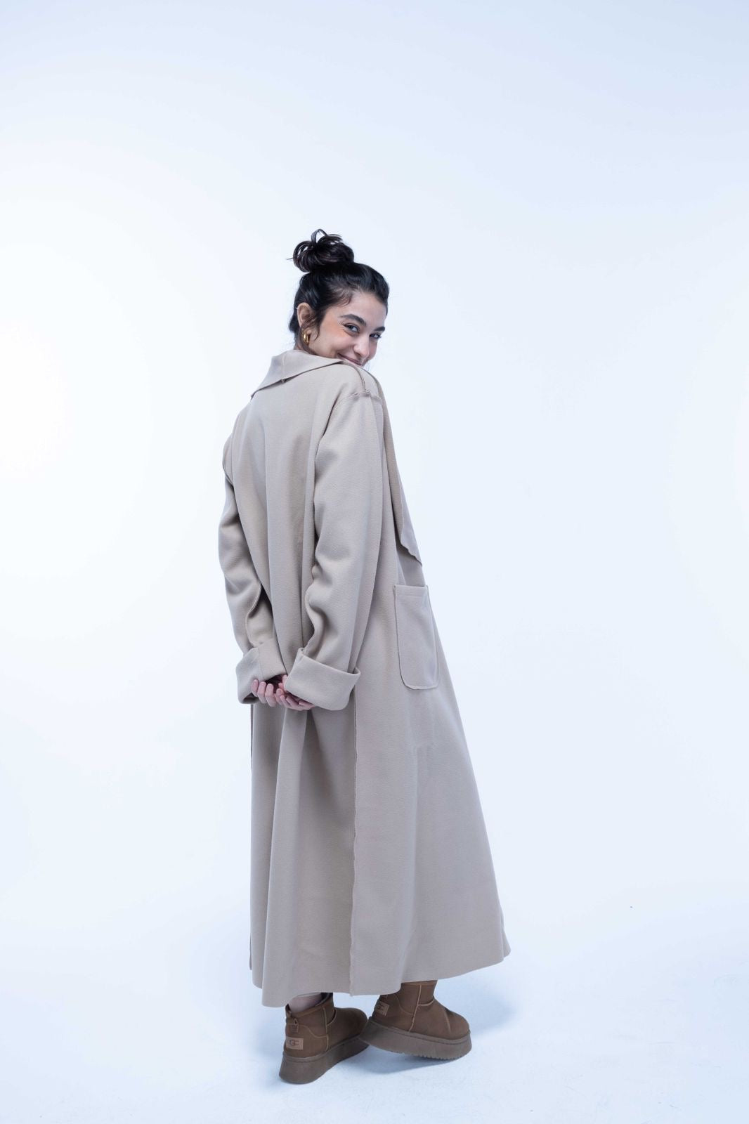 Parisian Long Coat Beige