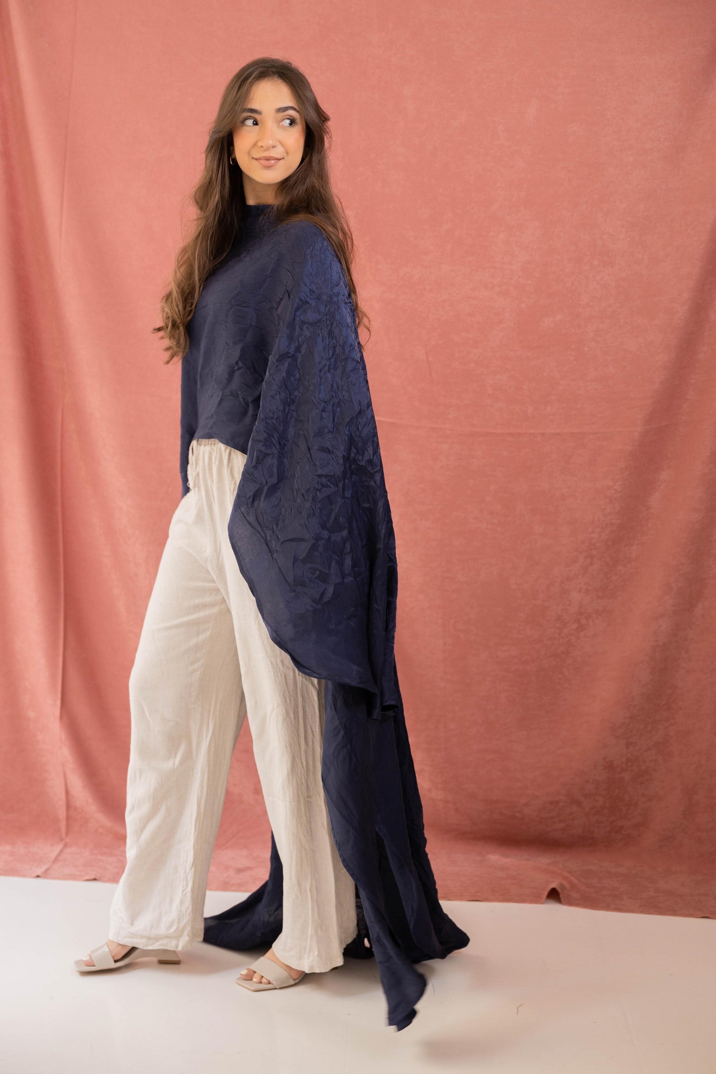 Yousr “ يُسّر “ Shwal Kaftan ROYAL BLUE