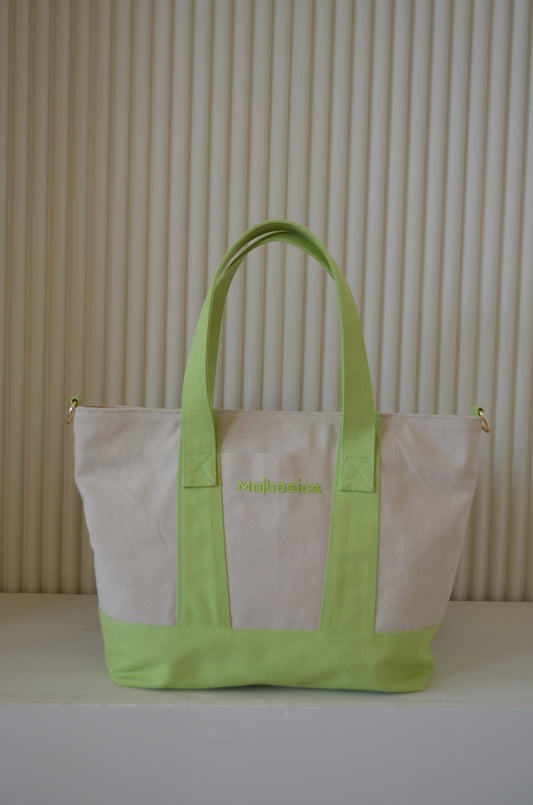 MO|Canvas Bag LIME