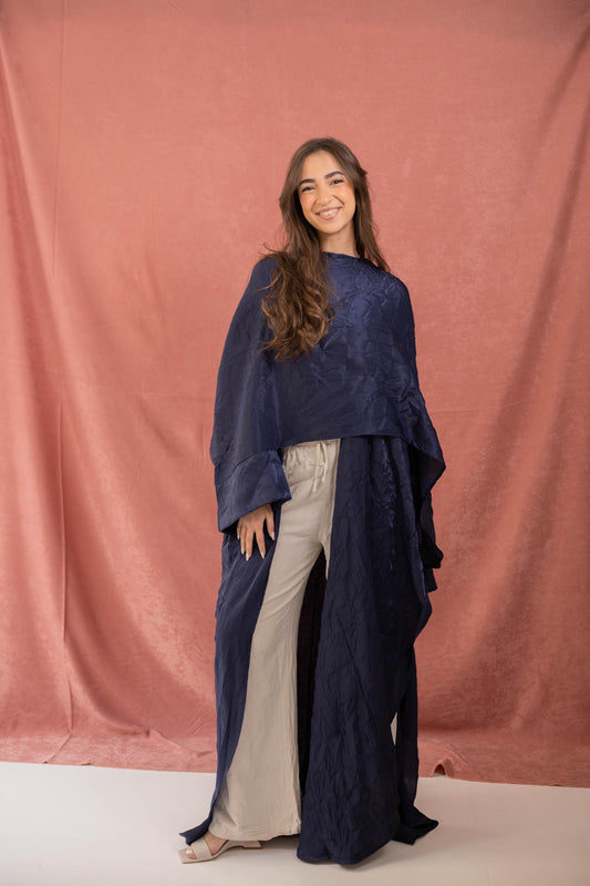 Yousr “ يُسّر “ Shwal Kaftan ROYAL BLUE