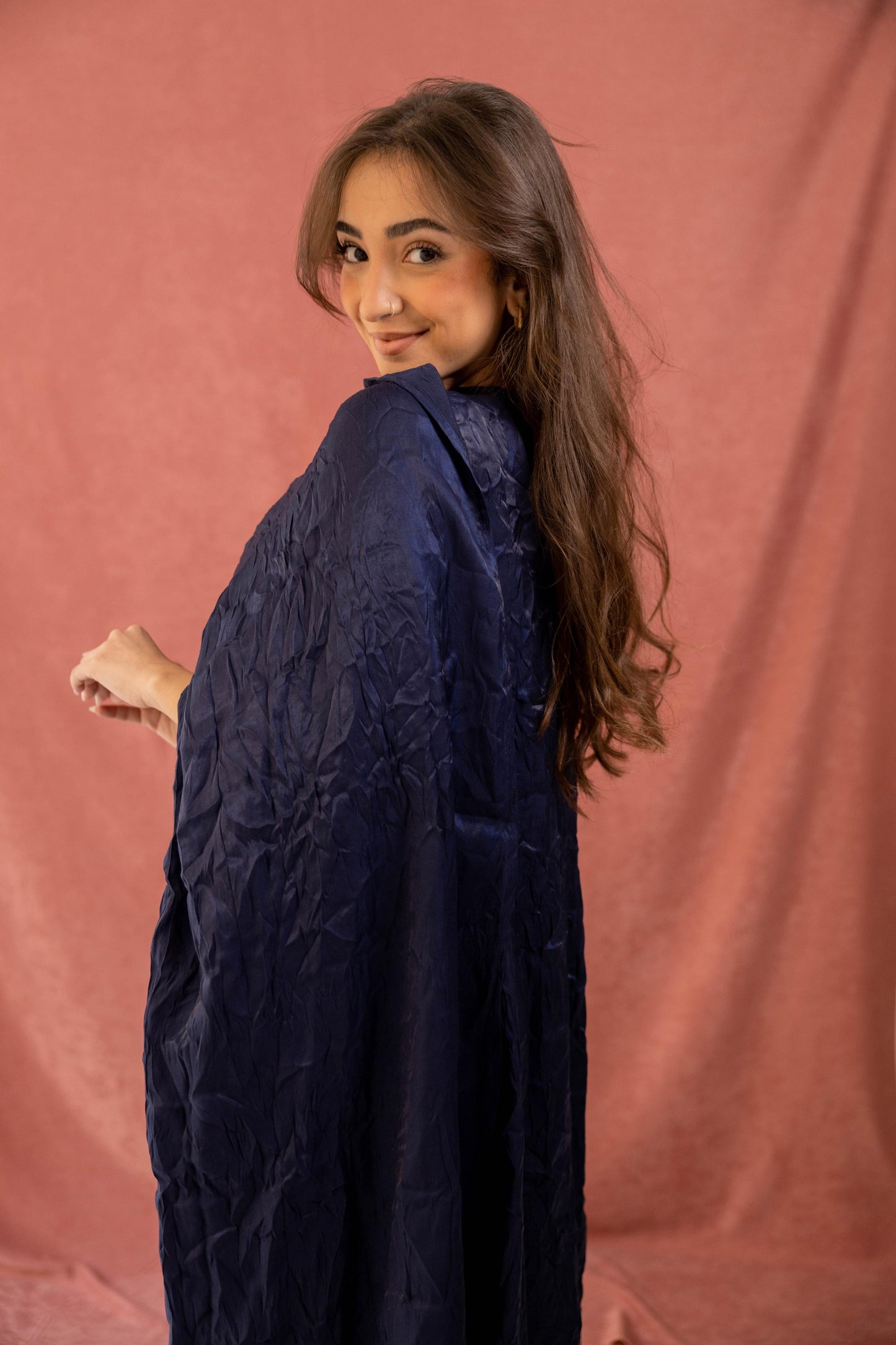 Yousr “ يُسّر “ Shwal Kaftan ROYAL BLUE