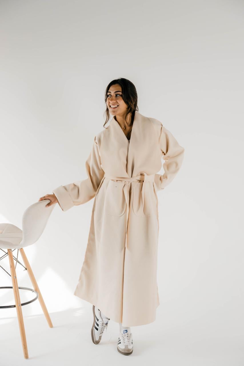 Parisian Long Coat Cream